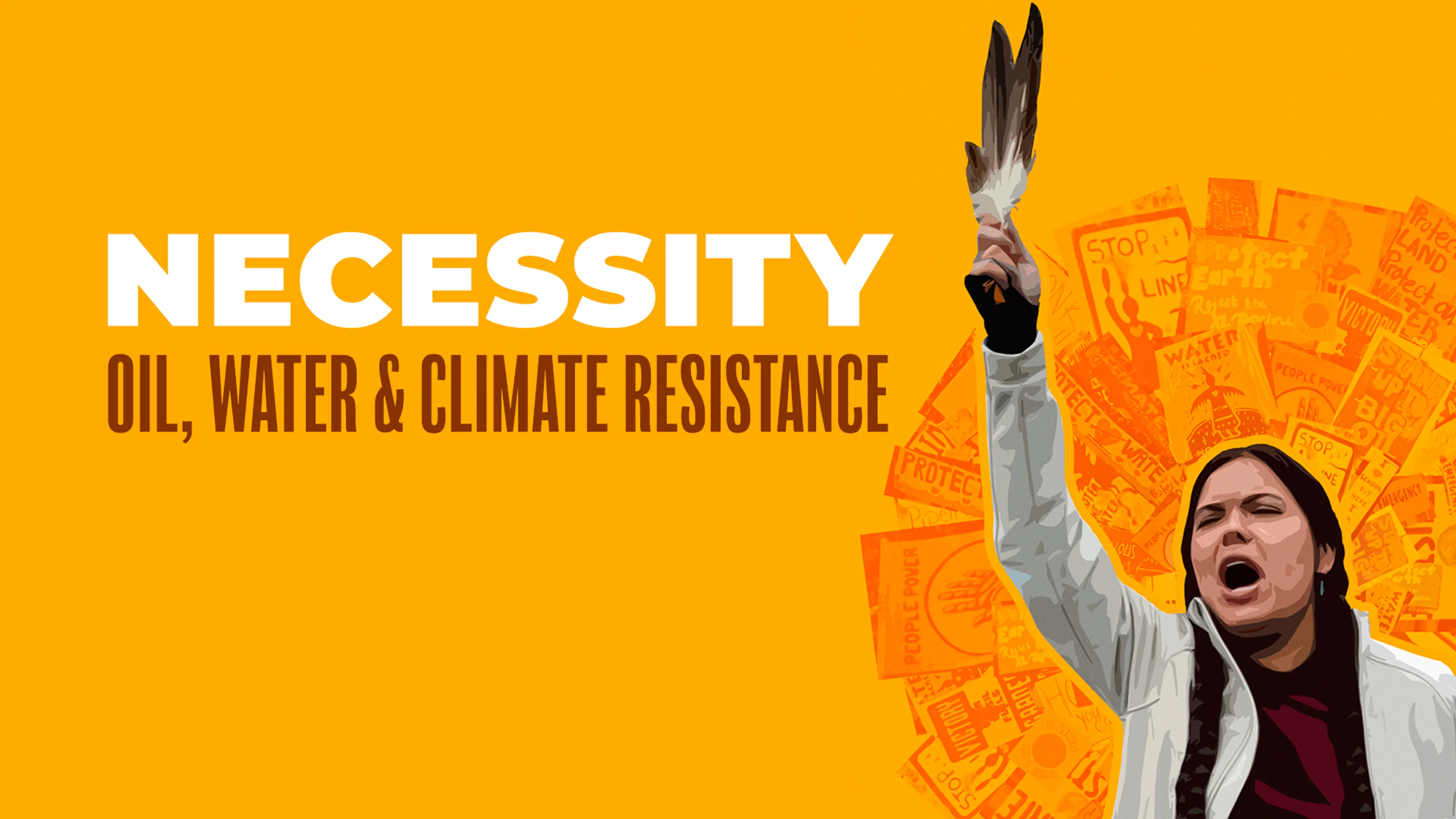 Necessity: Oil, Water & Climate Resistance poster
